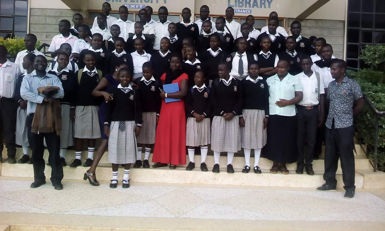 Different Secondary School Visit Kibabii University Library
